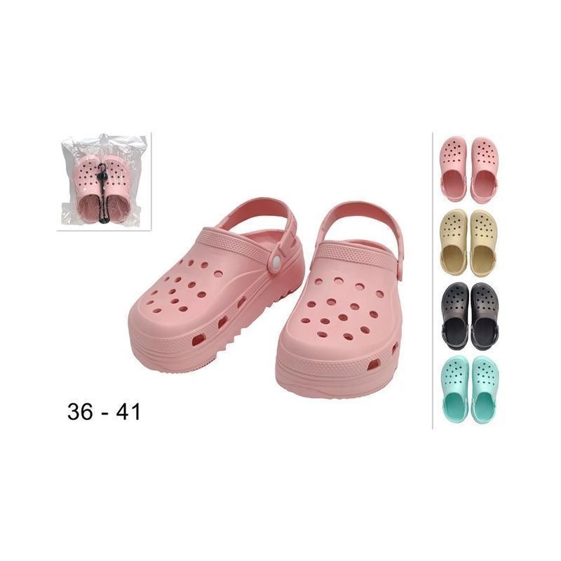 CIABATTA DONNA TRAFORATA 36-41 4 COL EAN 8034048662588 INGROSSO CIABATTE E SCARPE MARE