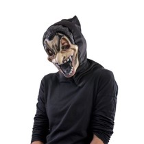 INGROSSO MASCHERA VAMPIRO IN FINGOMMA C/CAPPUCCIO
