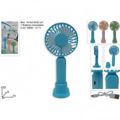 VENTILATORE PORTATILE RICAR. C/CAVO USB ARTICOLI MARE EAN 8034048642924 INGROSSO VENTILATORI