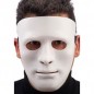 MASCHERA VISO BIANCO IN PLASTICA RIGIDA EAN 8004761008895 INGROSSO MASCHERE DI CARNEVALE