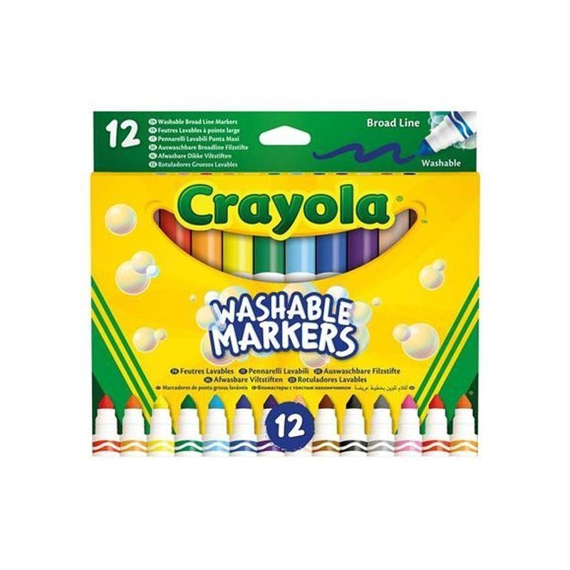 PENNARELLI MAXI PUNTA LAVABILI PZ.12 EAN 071662183400 INGROSSO PENNARELLI