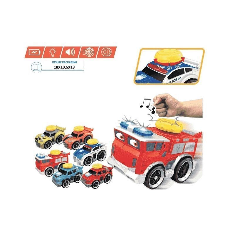 TOON CITY PLUSH AND GO EAN 8056894901925 INGROSSO MODELLINI AUTO LUCI E SUONI