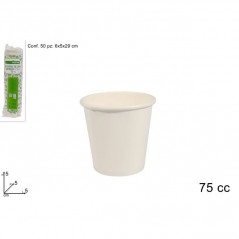 BICCHIERE CARTA PER CAFF?? 75CC 50PZ BIAN CASALINGHI EAN 8034048615393 INGROSSO BICCHIERI PER CASA