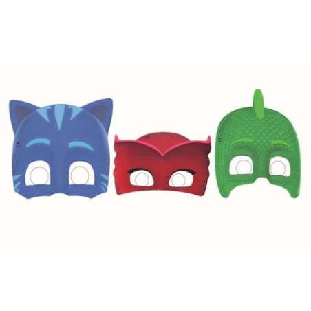 INGROSSO MASCHERINE CARTA PJ MASKS CF 6