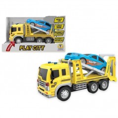 CAMION PORTAUTO SC.1:16 LUCI E SUONI MODELLINO EAN 8017967804413 INGROSSO MODELLINI AUTO LUCI E SUONI