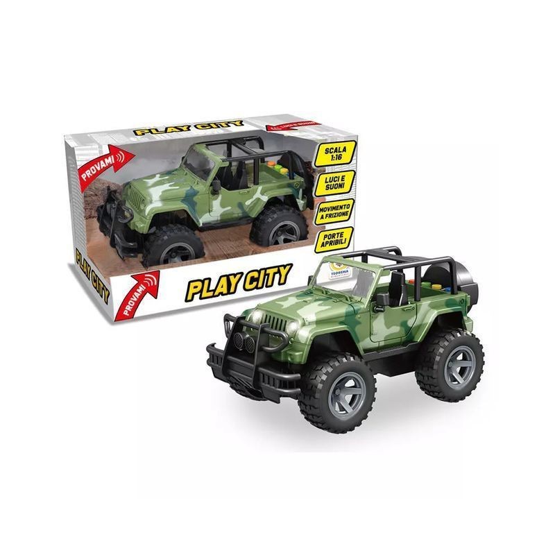 AUTO OFF ROAD A FRIZIONE SC.1:16 EAN 8017967800439 INGROSSO MODELLINI AUTO LUCI E SUONI