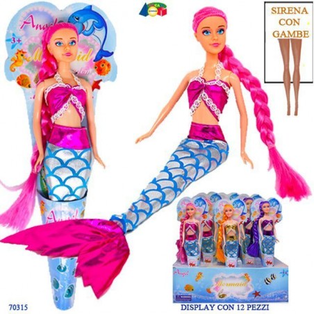 SIRENA C/GAMBE IN CONO ASS EAN 8034094809517 INGROSSO GIOCHI DA EDICOLA