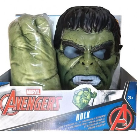 HULK INF SET ACCESSORI CARNEVALE EAN 0195884069776 INGROSSO MASCHERE DI CARNEVALE