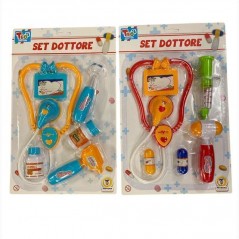 SET DOTTORE 2 ASS. TEO'S GIOCATTOLI EAN 8017967689973 INGROSSO GIOCHI DA EDICOLA