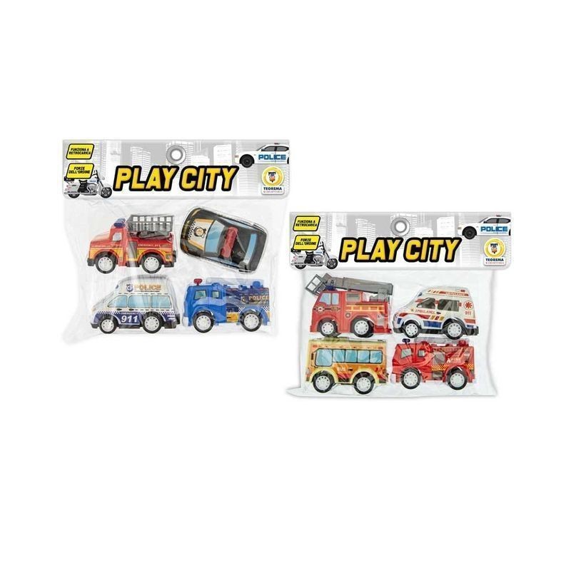 MEZZI PRONTO INTERVENTO 4PZ 2ASS EAN 8017967687177 INGROSSO GIOCHI DA EDICOLA