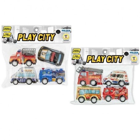 MEZZI PRONTO INTERVENTO 4PZ 2ASS EAN 8017967687177 INGROSSO GIOCHI DA EDICOLA