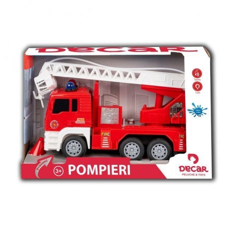 AUTOSCALA POMPIERI 1:16 FRIZ. LUCI SUONI EAN 8009549275183 INGROSSO MODELLINI AUTO LUCI E SUONI