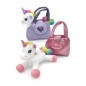 UNICORNO CM.25 IN BORSETTA 2 COL. EAN 8009549255355 INGROSSO PELUCHE MORBIDOSI