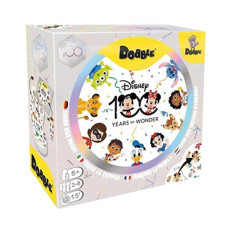 DOBBLE DISNEY ANNIVERSARY EAN 3558380099390 INGROSSO GIOCHI DI SOCIETA