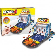 GIOCO LINEA 4 CON LANCIATORE 2 GIOCATORI GIOCATTOLI EAN 8017967685135 INGROSSO GIOCHI DI SOCIETA