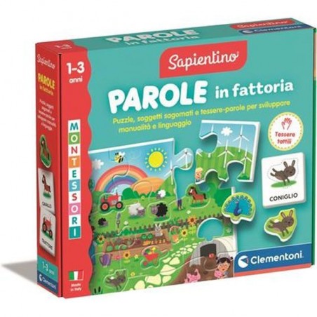 MONTESSORI BABY PAROLE IN FATTORIA GIOCATTOLI EAN 8005125168644 INGROSSO GIOCHI SAPIENTINO