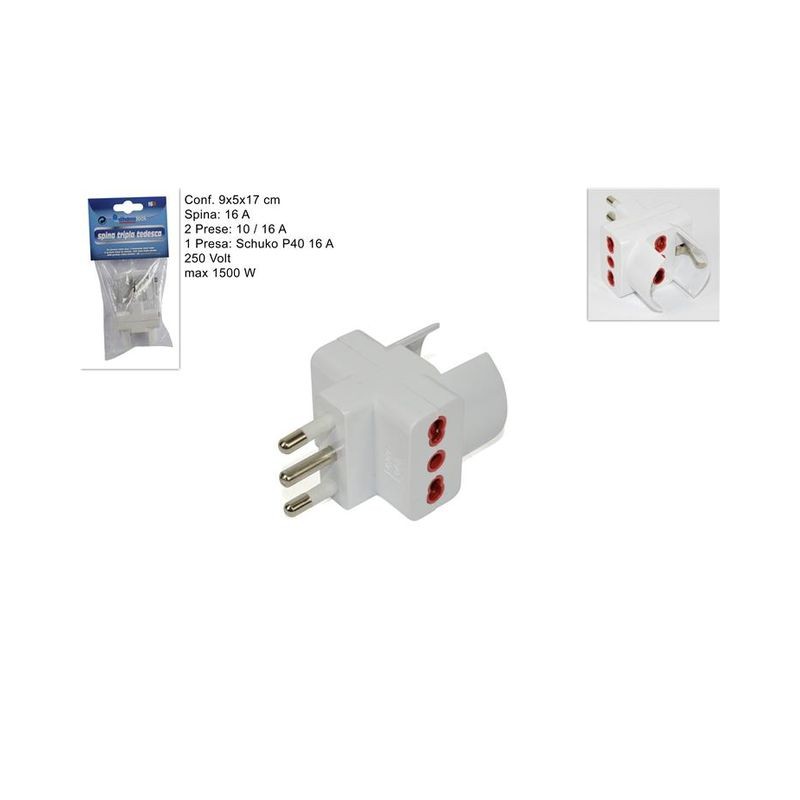 SPINA TRIPLA TEDESCA EAN 8027501360114 INGROSSO SPINE E CIABATTE