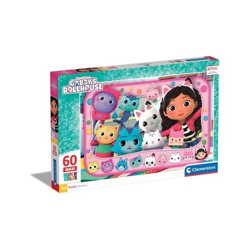 PUZZLE MAXI PZ.60 GABBY DOLLHOUSE 26598 EAN 8005125265985 INGROSSO PUZZLE CLASSICI