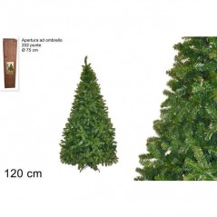 PINO IMPERATORE 120CM 202 PUNTE ARTICOLI DI NATALE EAN 8033113516474 INGROSSO ALBERI DI NATALE