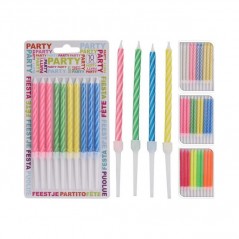 CANDELINE COMPLEANNO CM.10 PZ.10 FESTA E PARTY EAN 8718158620774 INGROSSO CANDELE COMPLEANNO