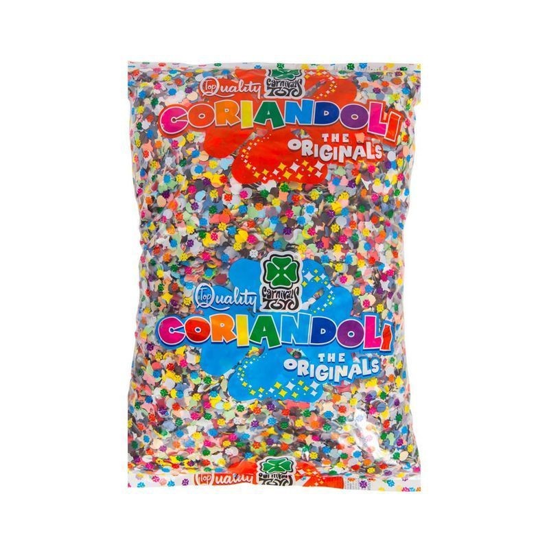 CORIANDOLI GR.200 LUSSO EAN 8004761044695 INGROSSO CORIANDOLI E STELLE FILANTI