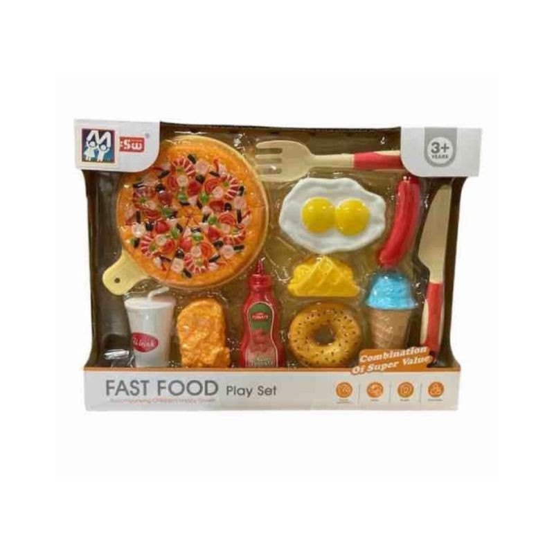 FAST FOOD CON ACCESSORI EAN 8033866468242 INGROSSO GIOCHI DI CUCINA ED ELETTRODOMESTICI