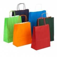 SHOPPER JOLLY KRAFT B.CA COL. 36X12X40CM CARTOLERIA EAN 8001294876366 INGROSSO SACCHETTI E SHOPPER REGALO