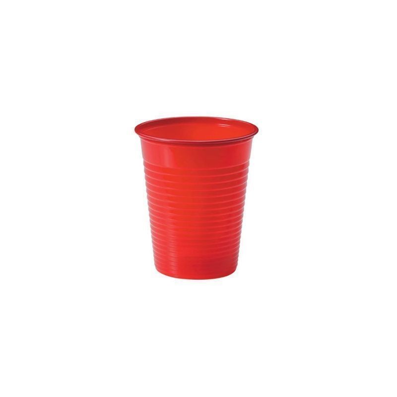 BICCHIERE PP 200ML PZ.100 ROSSO EAN 8056284710045 INGROSSO BICCHIERI NATALIZI