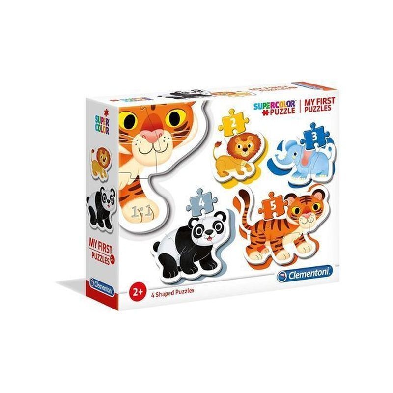 PUZZLE 2-3-4-5 MY FIRST ANIMALI SELVAGGI EAN 8005125208104 INGROSSO PUZZLE CLASSICI