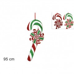 APPENDINO BASTONCINO 95CM 2 ASS. ARTICOLI DI NATALE EAN 8053482158815 INGROSSO APPENDINI NATALIZI