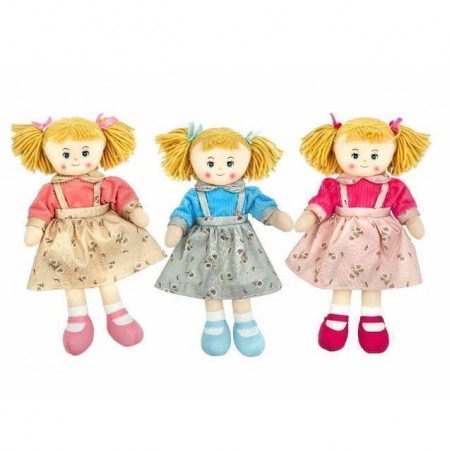 BAMBOLA PEZZA 50CM C/VESTITO JEANS 2ASS EAN 8009549269840 INGROSSO BAMBOLE ECONOMICHE