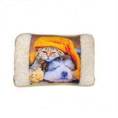 CUSCINO RISCALDANTE FANTASIA GATTO E CAN CASALINGHI EAN 8059300011201 INGROSSO BORSE ACQUA CALDA