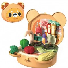 VALIGETTA ORSETTO CUCINA C/ACC 23CM GIOCATTOLI EAN 8009549372731 INGROSSO GIOCHI DI CUCINA ED ELETTRODOMESTICI