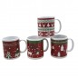 TAZZA MUG H.9,5CM D.8/12CM NATALE ASS EAN 8021029304766 INGROSSO TAZZE NATALIZIE