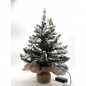 ALBERO PINO NEVATO H.50CM C/30 LUCI LED EAN 8021029871053 INGROSSO ALBERI DI NATALE
