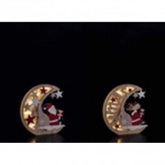 DECOR MDF LUNA 8L A2M NAT 18X3XH20 ARTICOLI NATALIZI EAN 8057586091870 INGROSSO OGGETTISTICA NATALIZIA