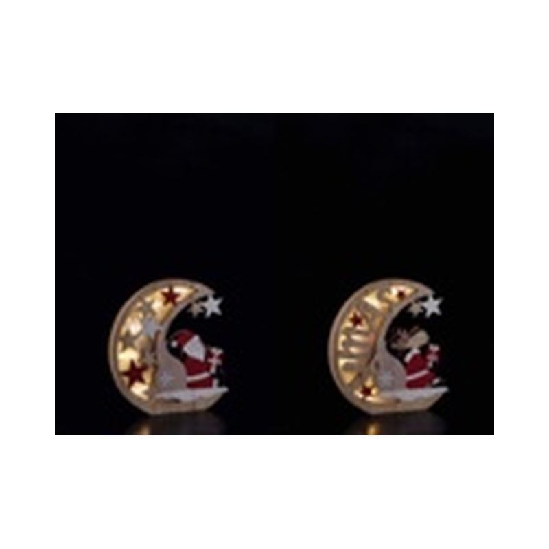 DECOR MDF LUNA 8L A2M NAT 18X3XH20 EAN 8057586091870 INGROSSO OGGETTISTICA NATALIZIA