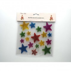 BL. APPLICAZIONI GEL STELLA NATALE ASS ARTICOLI NATALIZI EAN 8021029855688 INGROSSO VETROFANIE