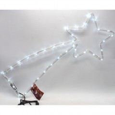 STELLA COMETA 48 LED BIANCA INT H27X68CM ARTICOLI NATALIZI EAN 8021029869043 INGROSSO LUCI NATALIZIE