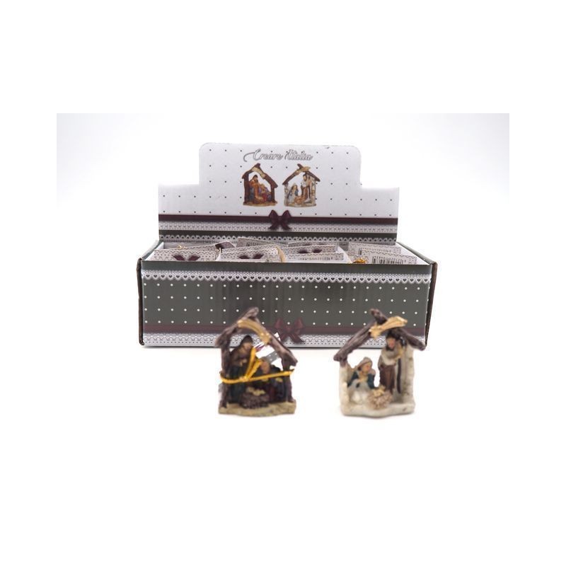 CAPANNA C/NATIVITA' MIGNON C/PROF.ORO H5 EAN 8021029704634 INGROSSO CAPANNE NATALIZIE