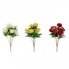 BOUQUET ROSE E MARGHERITE ASS. 3 COL. CM CASALNGHI EAN 8021785856110 INGROSSO FIORI FINTI D'ARREDO