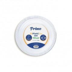 PIATTI PIANI CM.22 PZ.20 BIANCO PLASTICA CASALNGHI EAN 8052789893320 INGROSSO PIATTI PER LA CASA