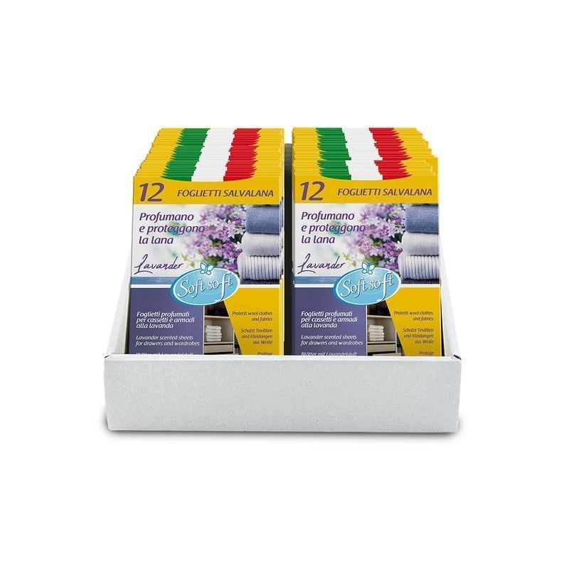 SOFT BUSTA PROTEGGI LANA PZ.12 EAN 8057438682317 INGROSSO ACCESSORI ARMADIO