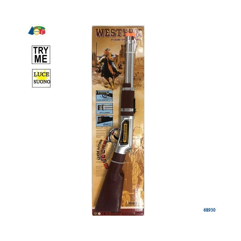SET FUCILE COW BOYS C/SUONO/LUCE TRY ME EAN 8057438027002 INGROSSO GIOCHI DA EDICOLA