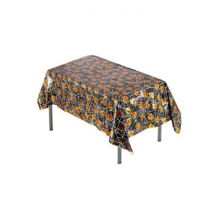 TOVAGLIA 260X130 ZUCCHE PLAST. METALLIZZ EAN 8004761098322 INGROSSO ACCESSORI HALLOWEEN TAVOLA