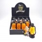 LANTERNA C/LUCE H.9,5X6,5X9CM 3ASS ZUCCA EAN 8021029711250 INGROSSO CANDELE HALLOWEEN