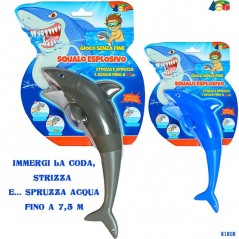SET SQUALO ESPLOSIVO SPRUZZAACQUA ASS GIOCATTOLI EAN 8057438021178 INGROSSO GIOCHI DA EDICOLA