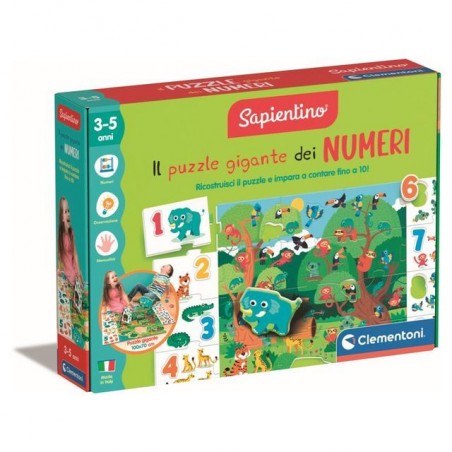 PUZZLE GIGANTE DEI NUMERI GIOCATTOLI EAN 8005125168750 INGROSSO GIOCHI SAPIENTINO