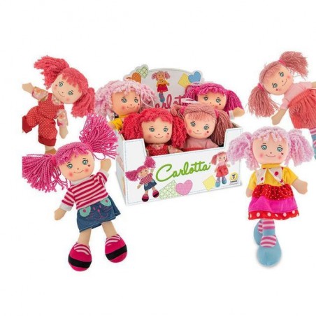 CARLOTTA - BAMBOLA CUORE 30 CM 4 MLD ASS EAN 8017967685449 INGROSSO BAMBOLE ECONOMICHE