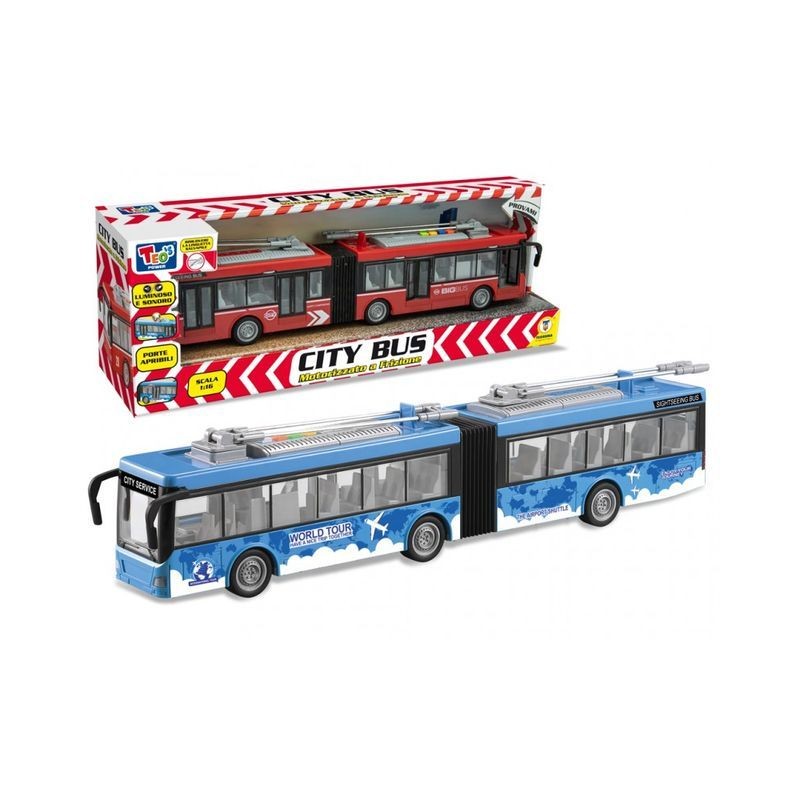CITYBUS A FRIZIONE LUCI E SUONI EAN 8017967667254 INGROSSO MODELLINI AUTO A FRIZIONE